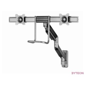 GEMBIRD Adjustable wall 2-display mount