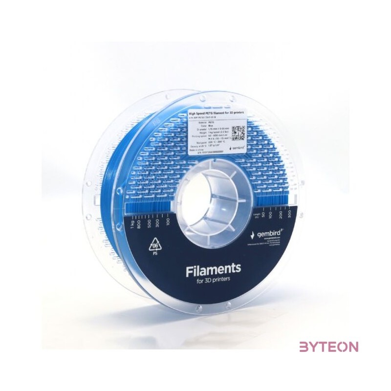 GEMBIRD High Speed PETG filament blue