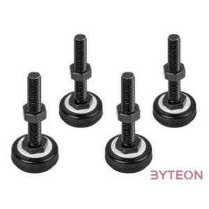 LANBERG set of 4 feet M10 for rack