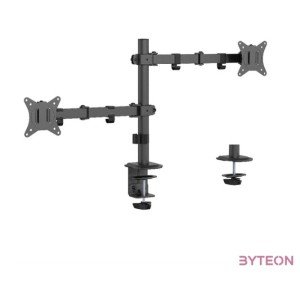 GEMBIRD Adjustable desk mounted double