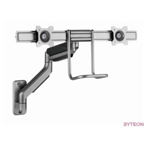 GEMBIRD Adjustable wall 2-display mount