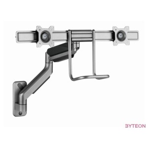 GEMBIRD Adjustable wall 2-display mount