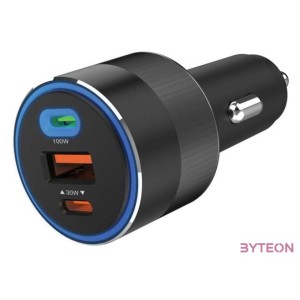 SANDBERG Car Charger 3in1 130W USB-C PD
