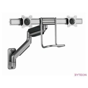 GEMBIRD Adjustable wall 2-display mount