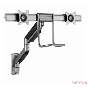 GEMBIRD Adjustable wall 2-display mount