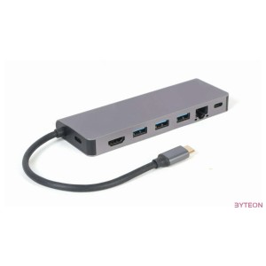 GEMBIRD Multi Port Adapter USB Type C