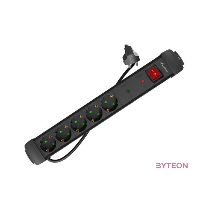 LANBERG Surge protector SP1 1.5m 5x