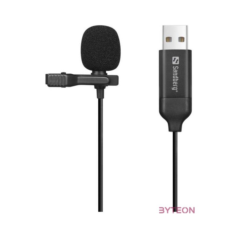 SANDBERG Streamer USB Clip Microphone