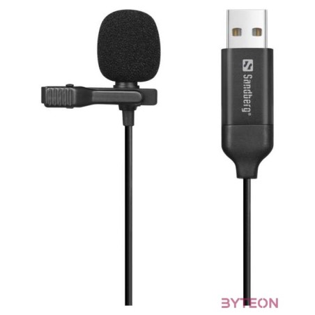 SANDBERG Streamer USB Clip Microphone