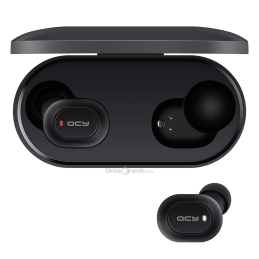 QCY by Xiaomi QCY-0045 T2C True Wireless Bluetooth v5.0 fekete fülhallgató headset (TWS)