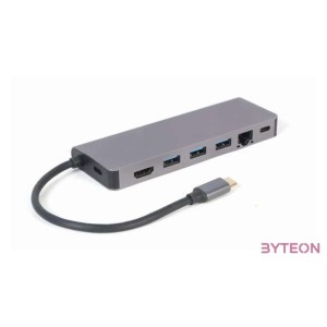 GEMBIRD Multi Port Adapter USB Type C