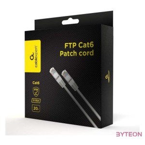 GEMBIRD patchcord kat.6 FTP 20m grey