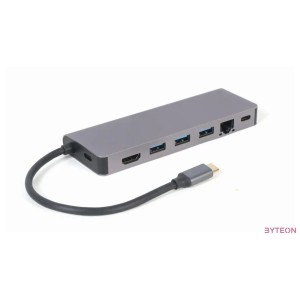 GEMBIRD Multi Port Adapter USB Type C