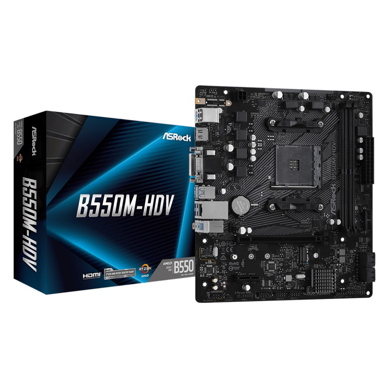 Asrock B550M-HDV (AM4)