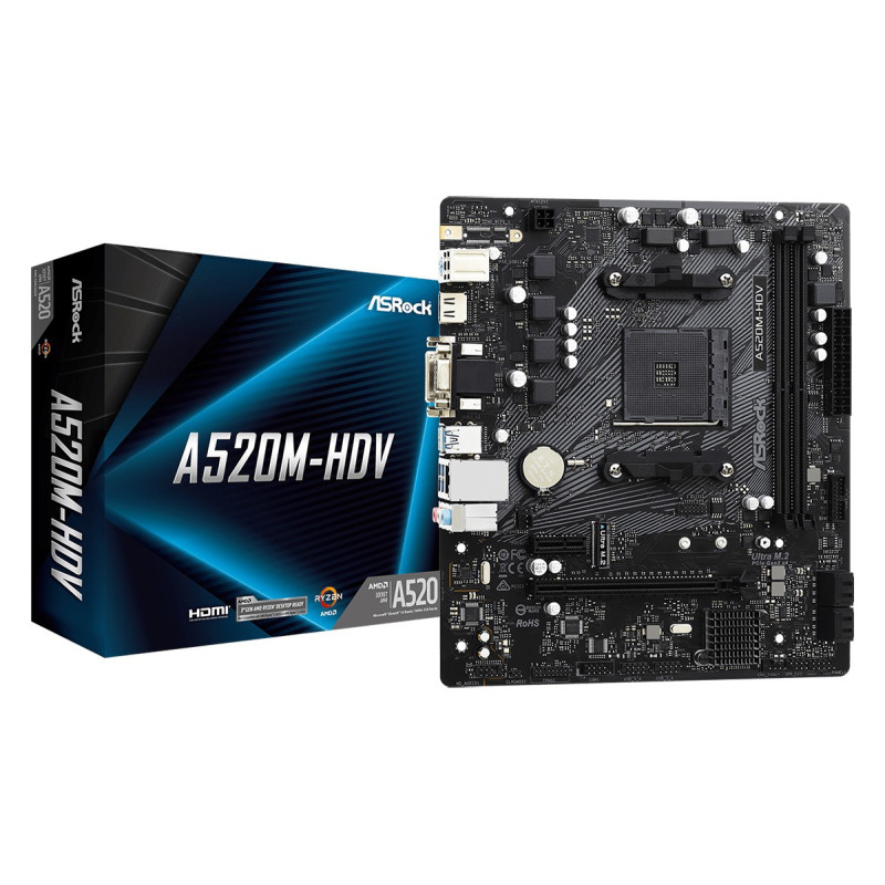 Asrock A520M-HDV (AM4)