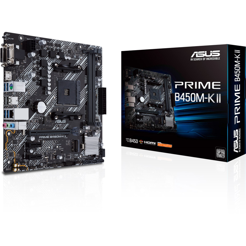 ASUS Prime B450M-K II AM4 foglalat Micro ATX AMD B450