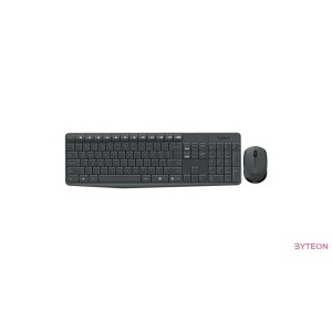 Logitech MK235 (US, Vez.nélküli) - Fekete