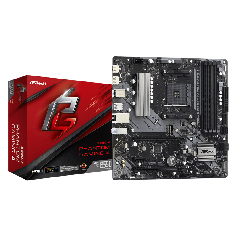 Asrock B550M phantom Gaming 4 (AM4)