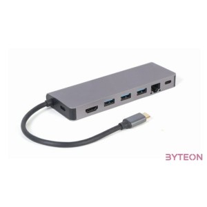 GEMBIRD Multi Port Adapter USB Type C