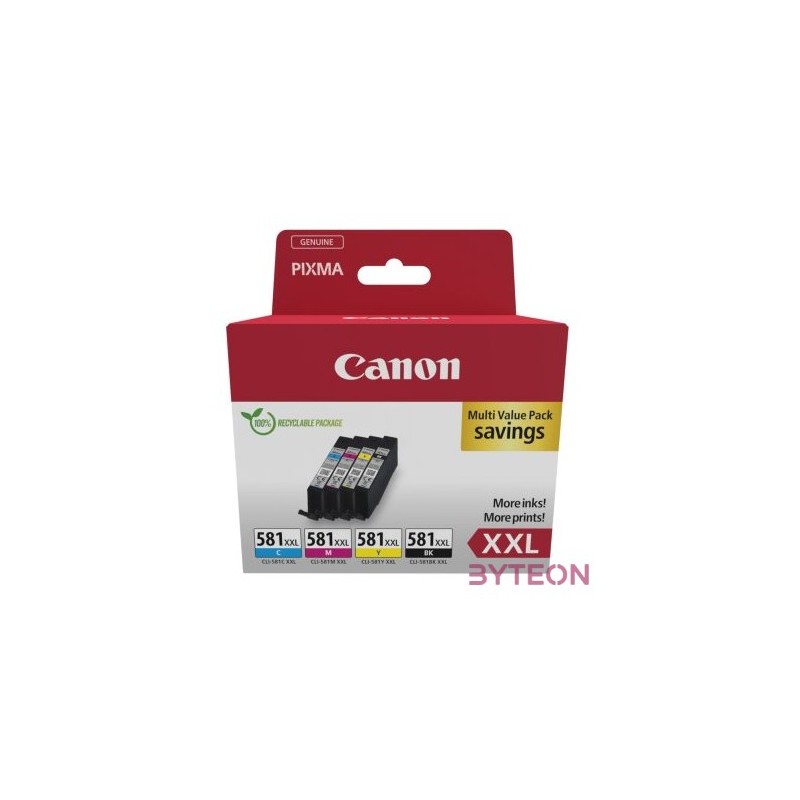 CANON CLI-581XXL Ink Cartridge C,M,Y,BK