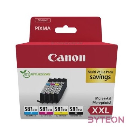 CANON CLI-581XXL Ink Cartridge C,M,Y,BK