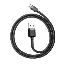 Baseus CAMKLF-AG1 USB kábel 0,5 M USB A Micro-USB B Fekete