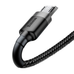 Baseus CAMKLF-AG1 USB kábel 0,5 M USB A Micro-USB B Fekete