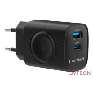 GEMBIRD 2-in-1 20W charger black
