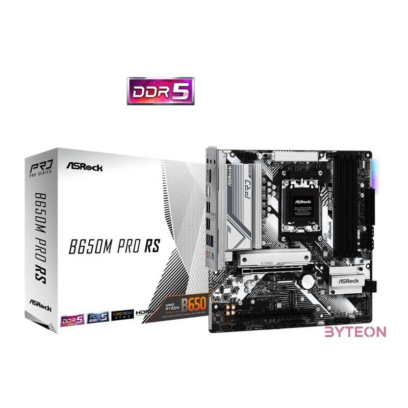 ASROCK B650M PRO RS AM5 mATX 4x DDR5