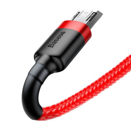 Baseus CAMKLF-C09 USB kábel 2 M USB A Micro-USB B Vörös