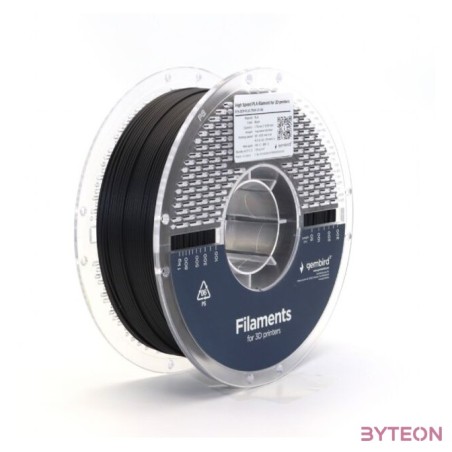 GEMBIRD High Speed PLA filament black