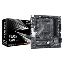 Asrock B450M Pro4 R2.0 (AM4)