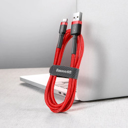 Baseus Cafule USB kábel 2 M USB 2.0 USB A USB C Vörös