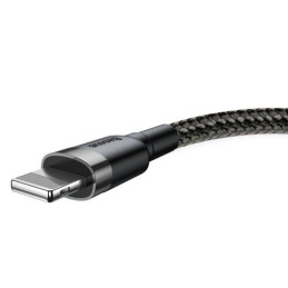 Baseus CALKLF-RG1 USB kábel 3 M USB A Szürke, Fekete