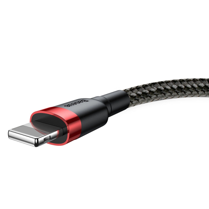 Baseus CALKLF-C19 USB kábel 2 M USB A Fekete, Vörös