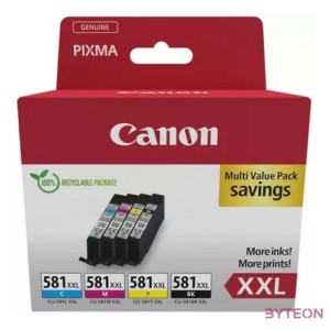 CANON CLI-581XXL Ink Cartridge C,M,Y,BK