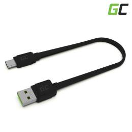 Green Cell KABGC03 USB kábel 0,25 M USB A USB C Fekete