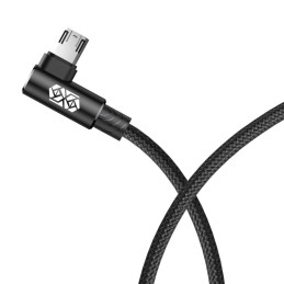 Baseus MVP Elbow Type USB kábel 2 M USB 2.0 USB A Micro-USB A Fekete