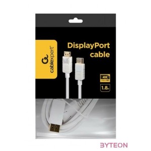 GEMBIRD DisplayPort cable 4K 1.8m white