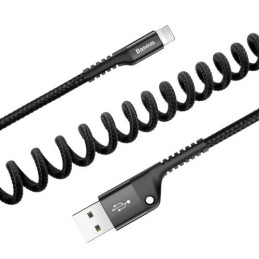 Baseus CALSR-01 USB kábel 1 M USB 2.0 USB A USB C/Lightning Fekete