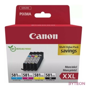 CANON CLI-581XXL Ink Cartridge C,M,Y,BK