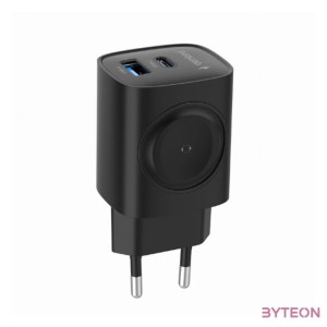 GEMBIRD 2-in-1 20W charger black