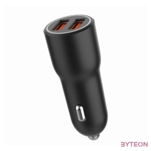 GEMBIRD 2-port USB car fast charger QC3