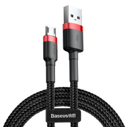 Baseus Cafule USB kábel 3 M USB 2.0 USB A Micro-USB A Fekete