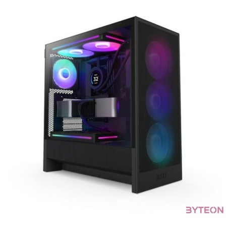 NZXT PC case H5 Flow RGB 2024 black