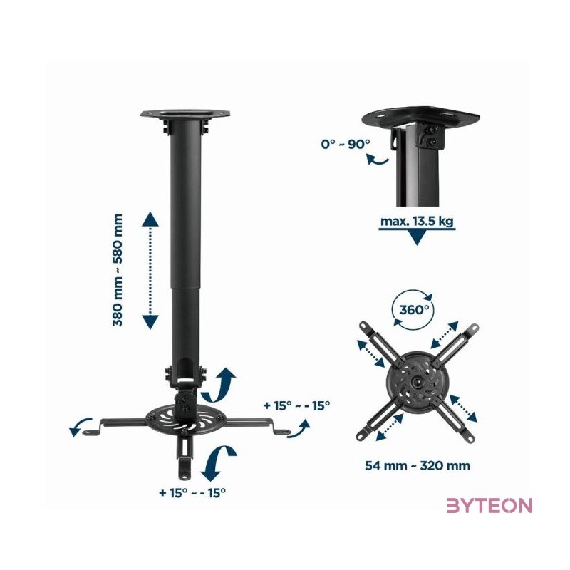 GEMBIRD Adjustable ceiling mount