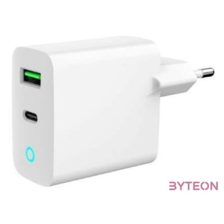 GEMBIRD 2-port 20W USB fast charger LED