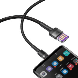 Baseus CATKLF-PG1 USB kábel 1 M USB C Fekete