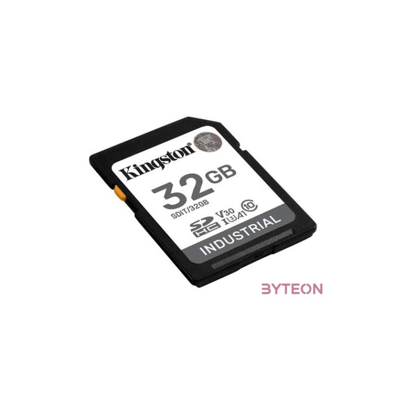 KINGSTON 32GB SDHC Industrial C10 UHS-I