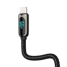 Baseus CASX020101 USB kábel 2 M USB A USB C Fekete